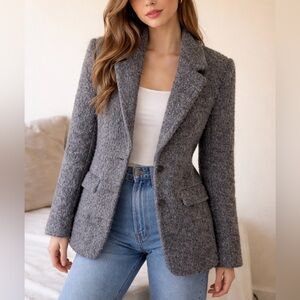 Hudson Jeans Charcoal Blazer